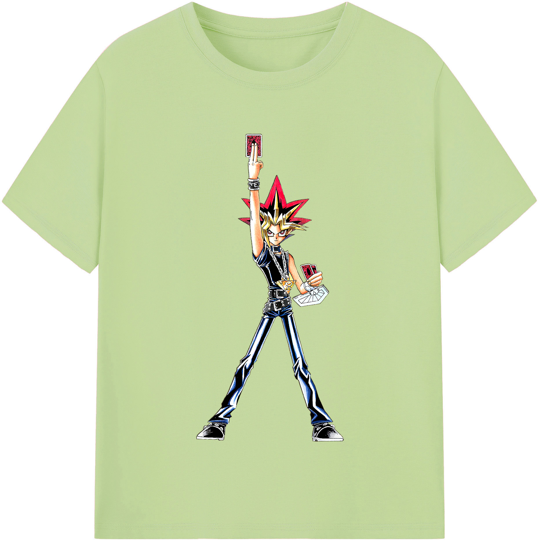 （画像用） 遊☆戯☆王 Yu-Gi-Oh! 綿100％半袖Tシャツ（フロントプリント）